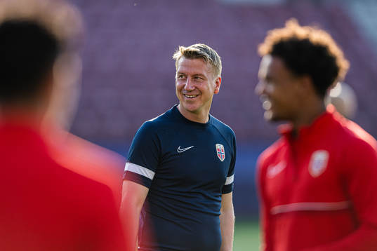 Leif Gunnar Smerud, head coach of the Norwegian under-21