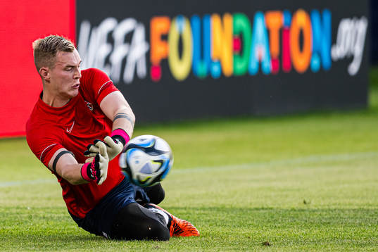 Kristoffer Klaesson of the Norwegian under-21 national