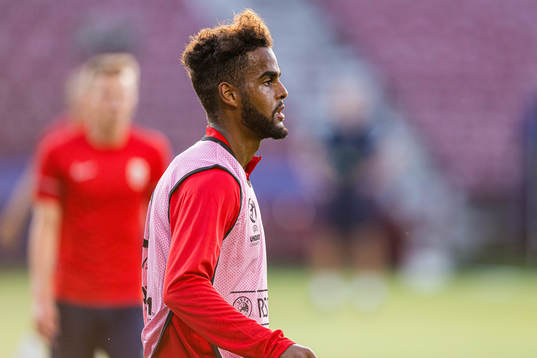 Emil Konradsen Ceide of the Norwegian under-21 national