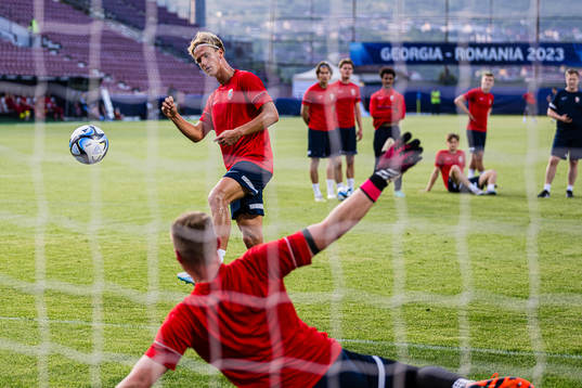Erik Botheim of the Norwegian under-21 national football