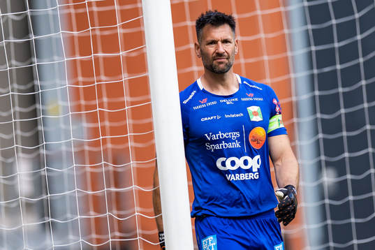 Varbergs målvakt Stojan Lukic