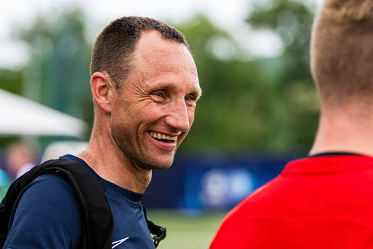 Assistant coach Terje Skjeldestad of the Norwegian under-21 national football team