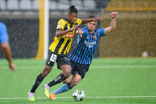 Häckens Franklin Degaulle Tebo Uchenna och Djurgårdens