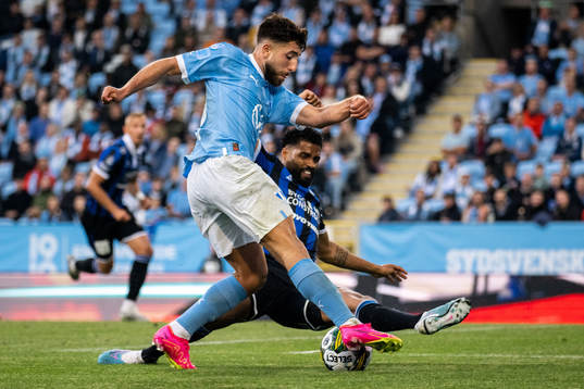 Malmö FFs Moustafa Zeidan och Sirius Kristopher Da Graca