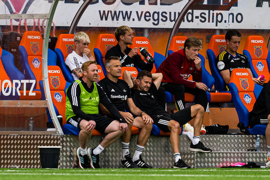 Svein Maalen, head coach of Rosenborg, ans Trond Henriksen, assistant coach of Rosenborg,