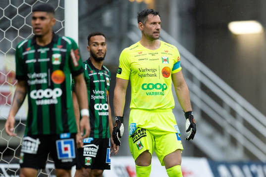 Varbergs målvakt Stojan Lukic