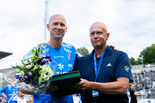 Halmstads Andreas Johansson hyllas