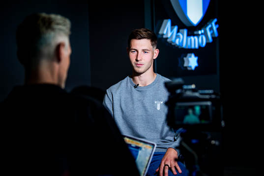 Malmö FF presenterar Lasse Berg Johnsen som ny spelare. Lasse Berg Johnsen