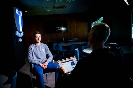 Malmö FF presenterar Lasse Berg Johnsen som ny spelare. Lasse Berg Johnsen