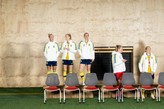 Caroline Seger, Sofia Jakobsson, Amanda Ilestedt,