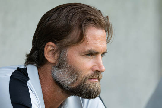 Brommapojkarnas tränare Olof Mellberg innan