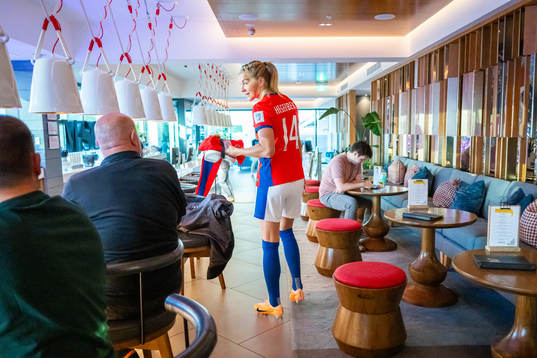 Ada Hegerberg of the Norwegian women’s national football