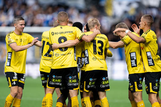 Elfsborgs spelare jublar efter 1-1