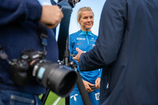 Ada Hegerberg of the Norwegian women’s national football