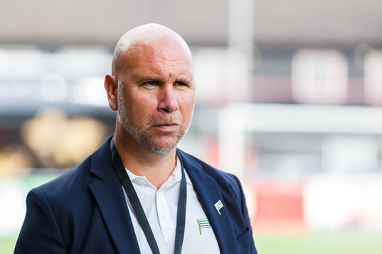 Hammarbys tf sportchef Mikael Hjelmberg innan