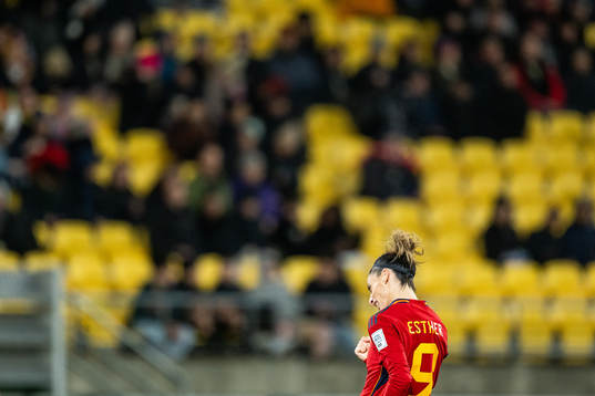Esther Gonzalez of Spain celebrates