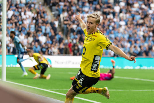 Elfsborgs Jeppe Møldrup Okkels jublar