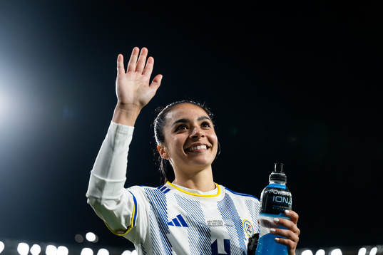 Jaclyn Sawicki of Philippines celebrates