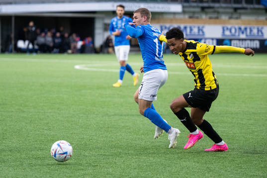 Jóannes Danielsen of Klaksvik and Momodou Lamin Sonko of