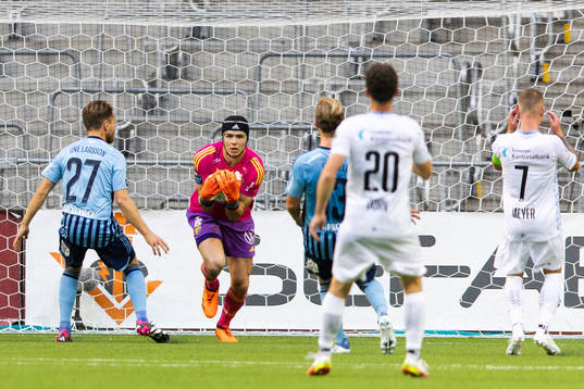 Goalkeeper Jacob Widell Zetterström of Djurgården
