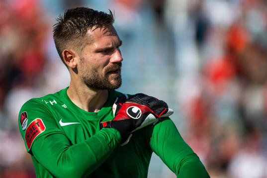 Brommapojkarnas målvakt Lucas Hägg Johansson