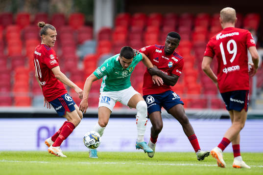 Jönköpings Södras Filip Møller Delaveris mot Östers