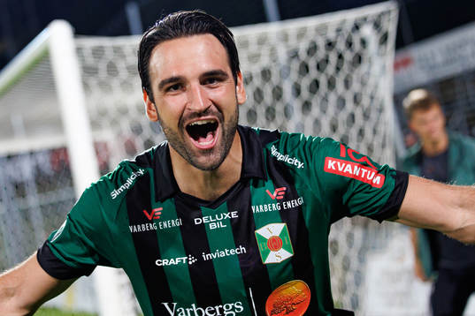 Varbergs Oliver Stanisic jublar
