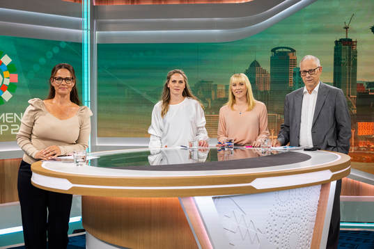 Suzanne Sjögren, Lisa Dahlkvist, Johanna Frisk, och Lars