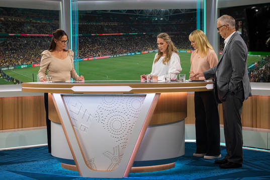 Suzanne Sjögren, Lisa Dahlkvist, Johanna Frisk, och Lars