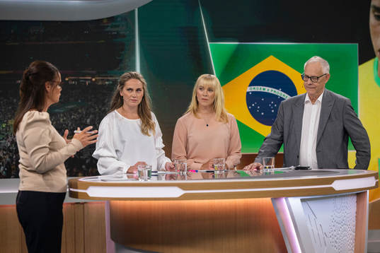 Suzanne Sjögren, Lisa Dahlkvist, Johanna Frisk, och Lars