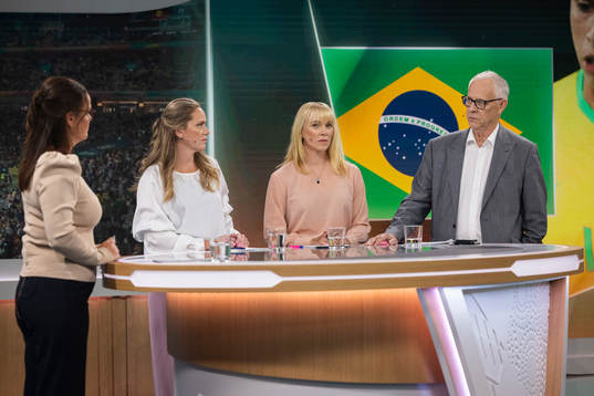 Suzanne Sjögren, Lisa Dahlkvist, Johanna Frisk, och Lars