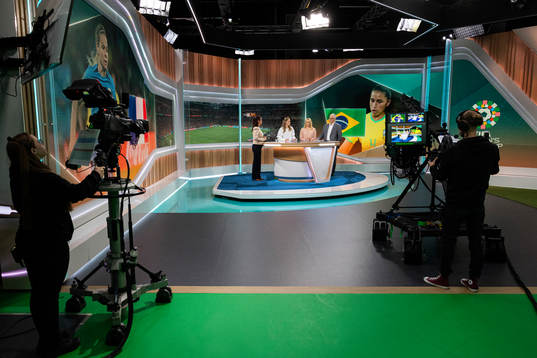 s studio den 29 juli 2023 i Stockholm. 