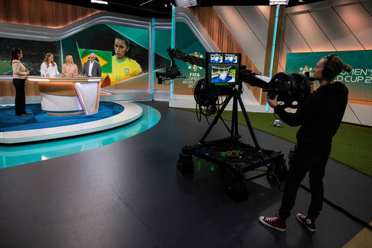 s studio den 29 juli 2023 i Stockholm. 