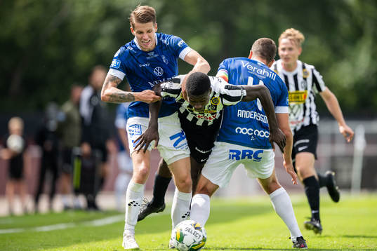 Trelleborgs Bödvar Bödvarsson och Mattias Andersson mot