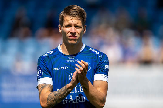 Trelleborgs Bödvar Bödvarsson  fotbollsmatchen i