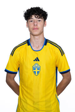 Luka Petrovic poserar för ett porträtt