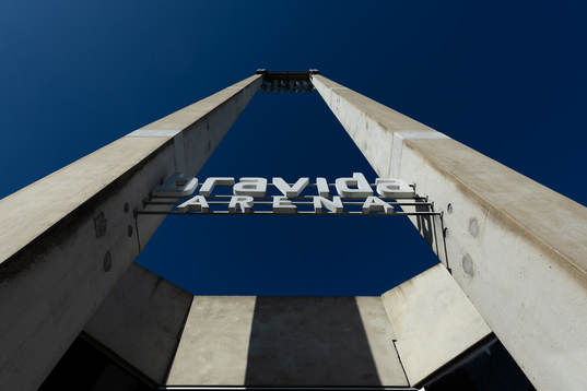 General view outside Bravida Arena