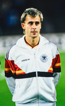  Pierre Littbarski of West Germany.