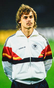  Olaf Thon of West Germany.