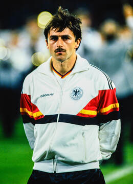  Klaus Allofs of West Germany.