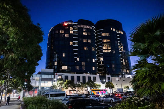 Melbourne Marriott Hotel Docklands, the team hotel of Sweden,