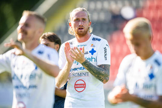 Värnamos Hampus Näsström jublar