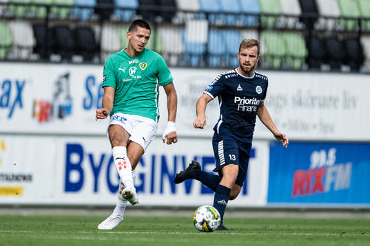Jönköpings Södras Sadmir Zekovic och Utsiktens Erik