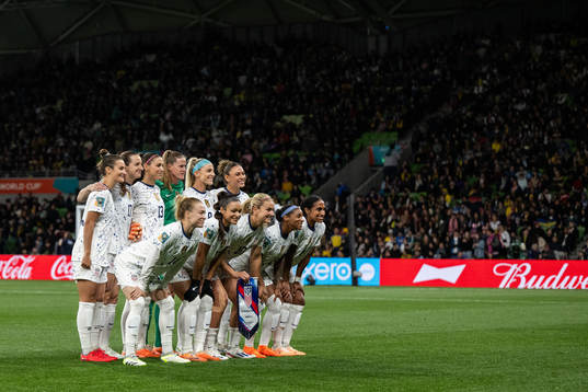 The starting eleven of USA