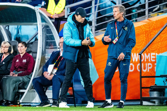 Head coach Tony Gustavsson and assistant coach Jens