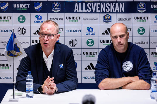 Norrköpings tränare Glen Riddersholm och IFK Göteborgs