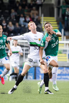 GAIS Julius Lindberg och Brages Eirik Asante Gayi