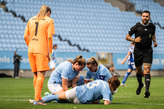 Malmö FFs Lovisa Wifvesson har ont
