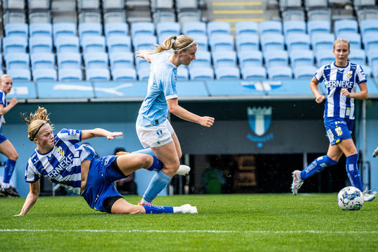 IFK Göteborgs Emma Broddheimer och Malmö FFs Amanda Kander