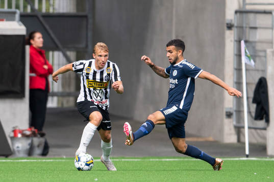 Landskronas Edvin Dahlqvist och Utsiktens Alai Hussain